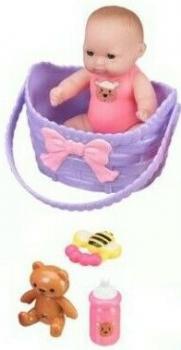 JC Toys/Berenguer - My Sweet Love - Basket Playset - Doll